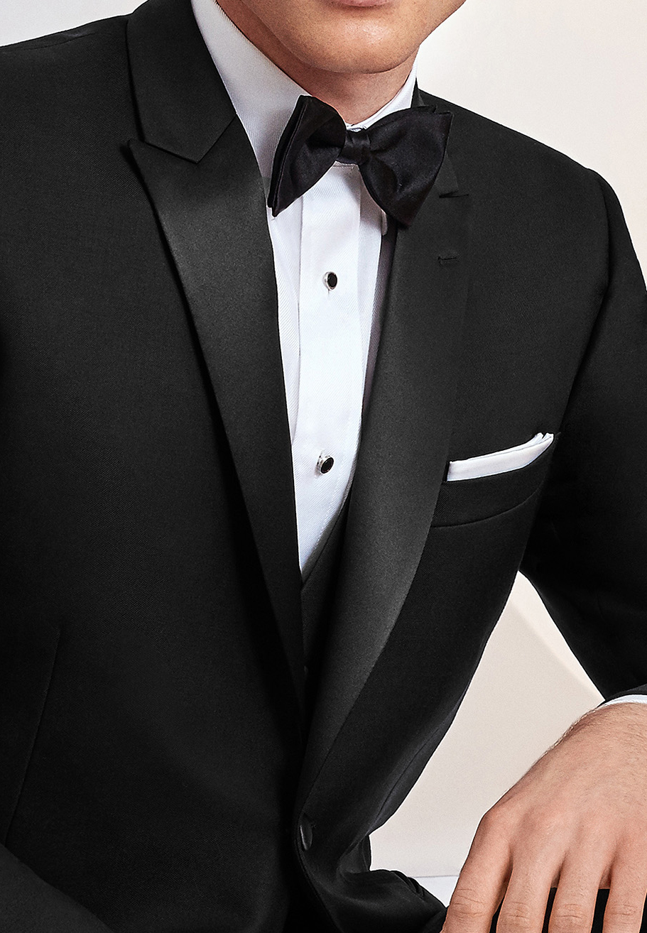 Ike Behar Evening Peak Black Tuxedo | Tuxedo Corner